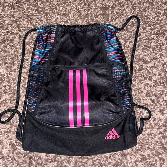 Black Adidas Cinch Bag